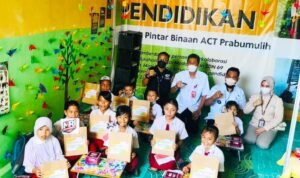 ACT Prabumulih Gelar Pembukaan Rumah Pintar Gratis di Sungai Medang
