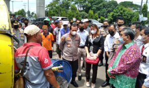 Kapolda Sumsel Sidak Minyak Goreng di Pasar KM 5