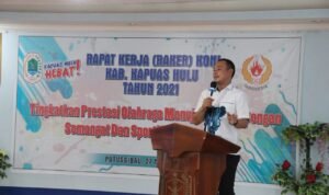 Buka Raker KONI, Ini Harapan Wabup Kapuas Hulu