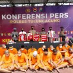 Gelar Konferensi Pers, Satresnarkoba Polres Tulungagung Ungkap 37 Kasus