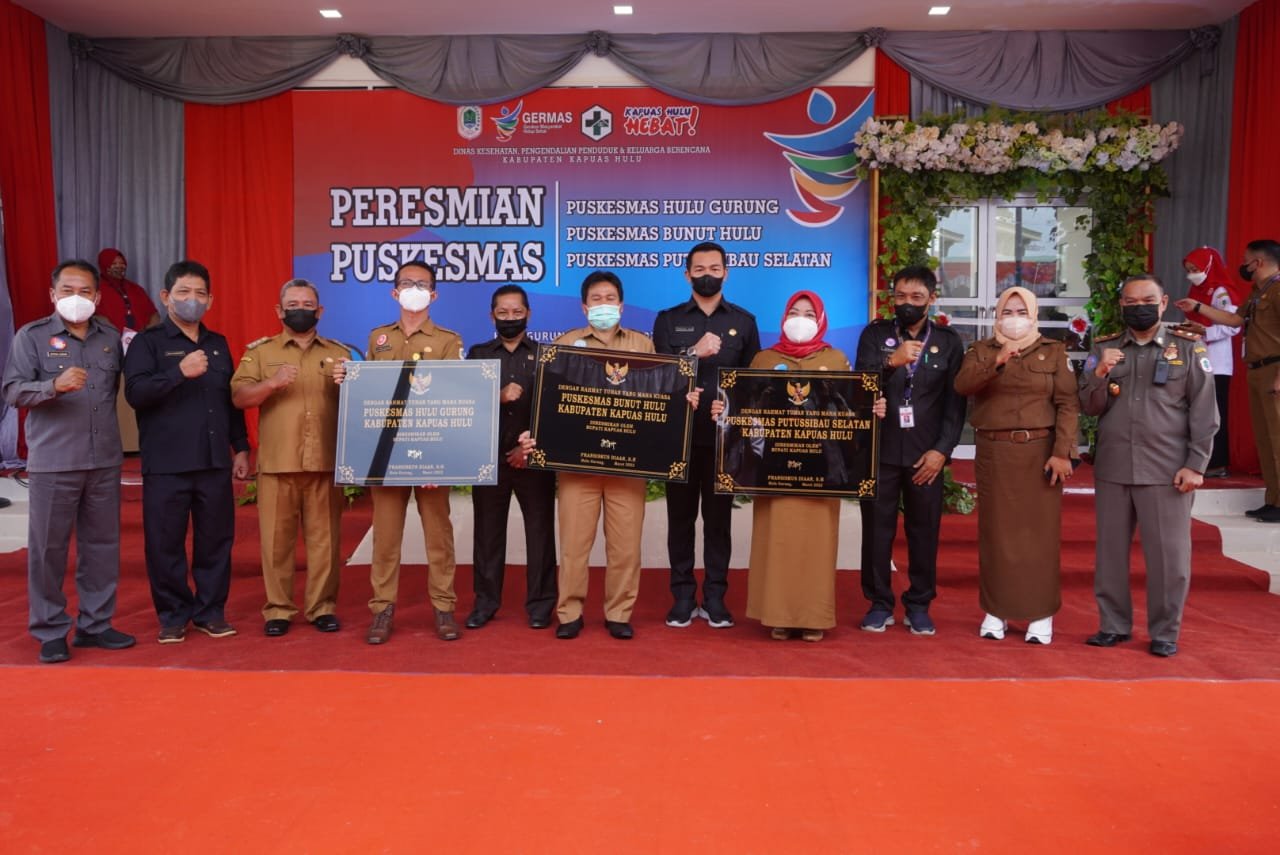 Berikut 3 Puskesmas yang Diresmikan Bupati Kapuas Hulu