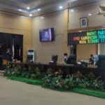 DPRD OKU Timur Gelar Paripurna Penyampaian LKPJ Bupati 2021