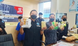 Dua Pekan Penyelidikan, BNNP Sumsel Tangkap Dua Kaki Tangan Bandar Narkoba