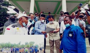 Tuntut Permenaker Nomor 2 Tahun 2022 di Cabut, Buruh Di Aceh Tamiang Galang Aksi