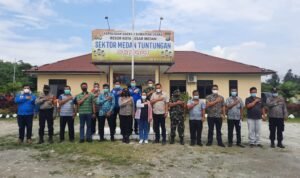 Polsek Tuntungan Gelar Rapat Koordinasi Bersama Tiga Pilar