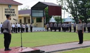 Upacara Kenaikan Pangkat Pengabdian, Ini Pesan Wakapolres Labuhanbatu