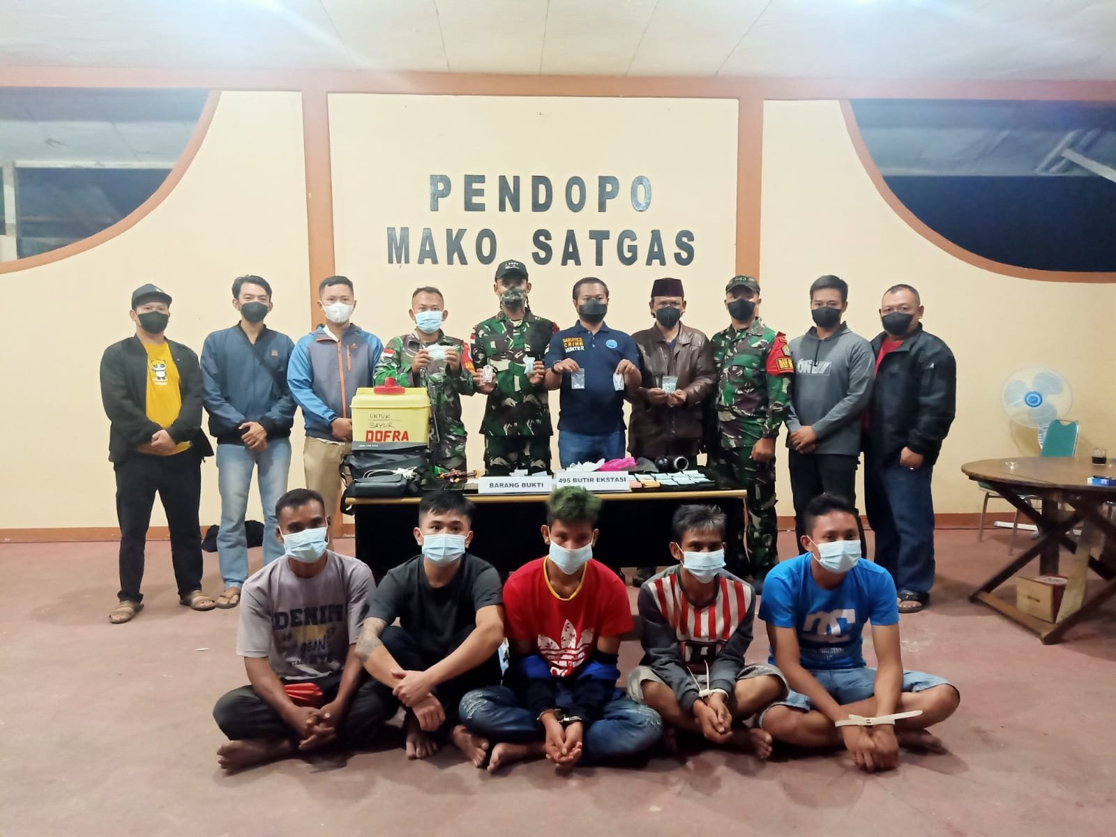 Satgas Pamtas RI Malaysia di Sanggau Amankan 495 Butir Ekstasi