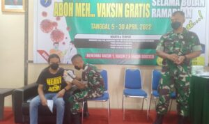 Terus Laksanakan Pelayanan, Ini Target Tim Mobile Vaksinasi Covid-19 Kodim 1206/Psb