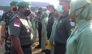 Dandim 1206/Psb Pimpin Korp Raport Kenaikan Pangkat Periode 1 April 2022