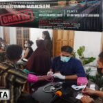 Ide Brilian, yang Ingin Vaksin! Koramil Prabumulih Layani Vaksinasi Malam Hari