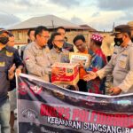 Bikers Palembang Peduli Berikan Donasi Korban Kebakaran Sungsang