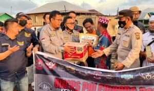 Bikers Palembang Peduli Berikan Donasi Korban Kebakaran Sungsang