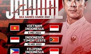 Berikut Jadwal Timnas Indonesia di SEA Games 2022