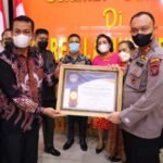 Kapolres Labuhanbatu Terima Penghargaan dari GBKP