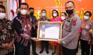 Kapolres Labuhanbatu Terima Penghargaan dari GBKP