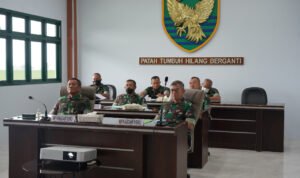 Pangdam II/Sriwijaya Rakor Bersama Panglima TNI Secara Virtual
