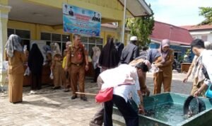Dinas Perikanan Merangin Buka Bazar Ikan Murah