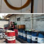 Satreskrim Polres Lahat Amankan 5000 Liter Solar Diduga Hasil Timbunan