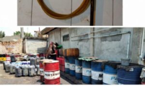 Satreskrim Polres Lahat Amankan 5000 Liter Solar Diduga Hasil Timbunan