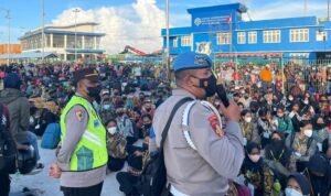 Polres Fakfak Berangkatkan 373 Casis Bintara Polri Gel. II T.A 2022 