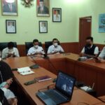 Wabup Yudha Ikuti Vidcon Sinergi Fungsi Riset dan Inovasi Dalam Negeri