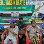 Desa Sayut Jadi Sasaran Tim Mobile Vaksinasi Kodim 1206/Psb   