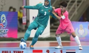 Timnas Futsal Putri Indonesia Kalahkan All Star Thai Women di NSDF Women’s Futsal Championship 2022 