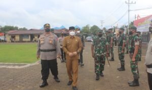 Wujud Sinergi, Polres Kapuas Hulu dengan Instansi Gelar Apel “Ketupat2022″