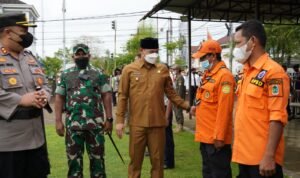 Wabup Kapuas Hulu Hadiri Apel Gelar Pasukan Operasi Kepolisian Terpusat 2022