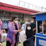 HUT Pemasyarakatan, Rutan Palembang Sumbang Gerobak dan Paket Sembako