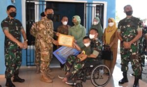 Kopda M Hibban Syarbain Terima Asuransi Disability United Nation (UN)