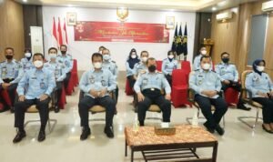Kakanwil Kemenkumham Sumsel Hadiri Penyerahan Zakat Fitrah Pegawai Kemenkumham