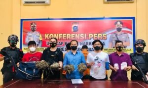 Timsus Presisi Polres Labuhanbatu Berhasil Gagalkan Peredaran Ganja 3 Kg