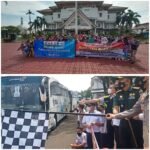 Bupati Karawang Lepas Pemberangkatan Mudik Gratis ke Jawa Tengah