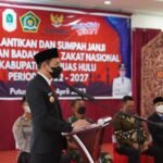 Fransiskus Diaan Lantik Pimpinan Baznas Kapuas Hulu