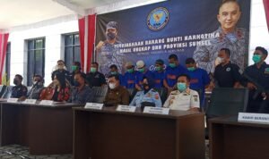 BNNP Sumsel Musnahkan 70 Kg Ganja, 11 Kg Sabu dan 47 Ribu Pil Ekstasi