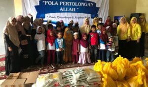 Ketua IIPG Deli Serdang Santuni Anak Yatim Piatu