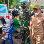 Wabup Lahat Tinjau Percapatan Pelaksanaan Vaksinasi Oleh Kodim 0405/Lahat