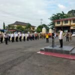 Jelang Lebaran, Polres Lahat Gelar Apel Pasukan OPS Musi – 2022