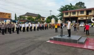 Jelang Lebaran, Polres Lahat Gelar Apel Pasukan OPS Musi – 2022