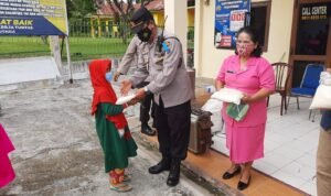 Momen Bulan Suci Ramadhan, Polsek Batunadua Berbagi Kasih ke Masyarakat