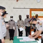 Kapolres Padangsidimpuan Pimpin Sertijab Wakapolres, Kabagren, dan Kasat Samapta