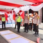 Kapolres Padangsidimpuan Tinjau Pos Pam dan Pos Yan di Wilkumnya