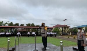 Pasca Libur Idul Fitri 1443 H, Kesiapan Personil Polres Kapuas Hulu Dicek   