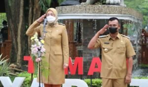 Bupati Purwakarta Pimpin Apel Hari Pertama Kerja Pasca Lebaran