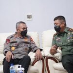 Kapolda Sulbar Sambut Kedatangan Pangdam XIV Hasanuddin
