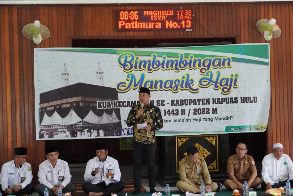 Buka Bimbingan Manasik Haji 2022, Ini Pesan Wabup Kapuas Hulu