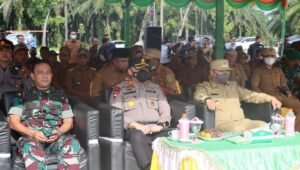 Kapolres Labuhanbatu Hadiri Apel Gelar Pasukan Operasi Mantap Huta Toba 2022