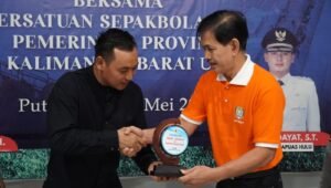 Ramah Tamah bersama Persatuan Sepak Bola ASN Kalbar U40, Ini Kata Wabup Kapuas Hulu