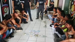 Belasan Preman dan Jukir Diamankan Polisi